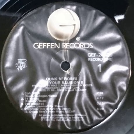 ガンズ・アンド・ローゼズ / Use Your Illusion II [※輸入盤,生産国:US,品番:GEF-24420,2枚組］(LPレコード)