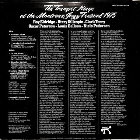 ザ・トランペット・キングス / At The Montreux Jazz Festival 1975［※輸入盤,生産国:US,品番:2310-754］(LPレコード)