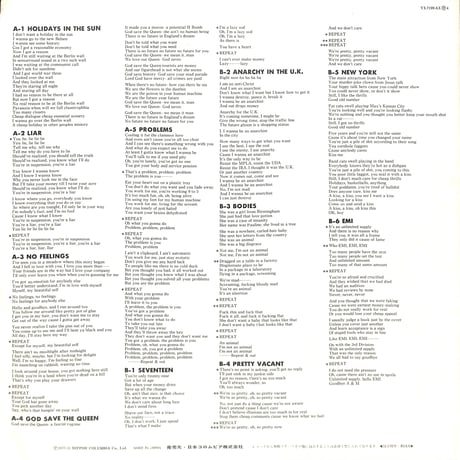セックス・ピストルズ / 勝手にしやがれ [※国内盤,品番:YX-7199-AX］(LPレコード)