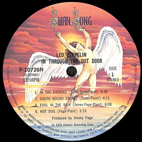 レッド・ツェッペリン / In Through The Out Door [※国内盤,品番:P-10726N］(LPレコード)
