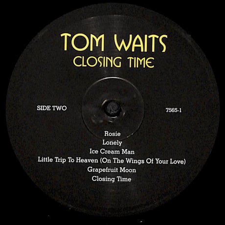 トム・ウェイツ / Closing Time [※輸入盤,生産国:EU,品番:7565-1］(LPレコード)