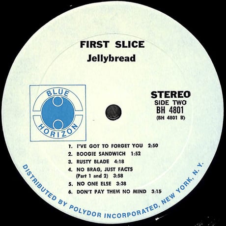 ジェリー･ブレッド / First Slice [※輸入盤,生産国:US,品番:BH 4801］(LPレコード)