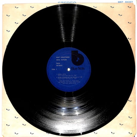 セシル・テイラー / Unit Structures (1975再発 青ラベ黒音符)（LPレコード）