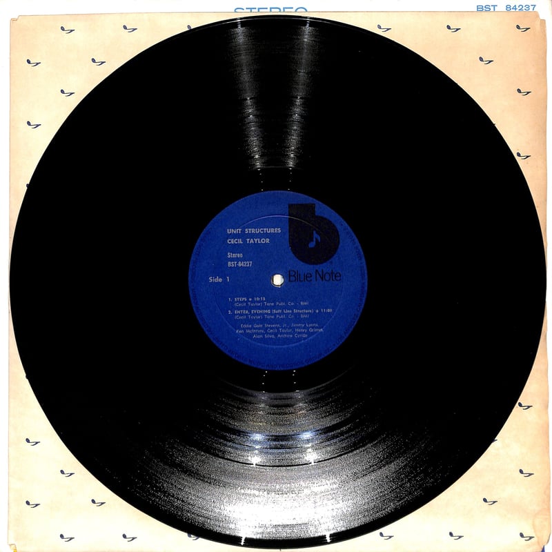 セシル・テイラー / Unit Structures (1975再発 青ラベ黒音符)（LPレコ