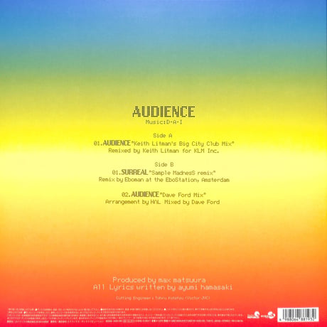 浜崎あゆみ / Audience [※国内盤,品番:RR12-88193］(LPレコード)