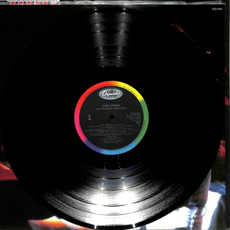 ジョン・レノン / ライブ・イン・ニューヨーク・シティ（LPレコード