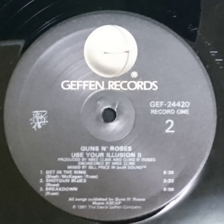 ガンズ・アンド・ローゼズ / Use Your Illusion II [※輸入盤,生産国:US,品番:GEF-24420,2枚組］(LPレコード)