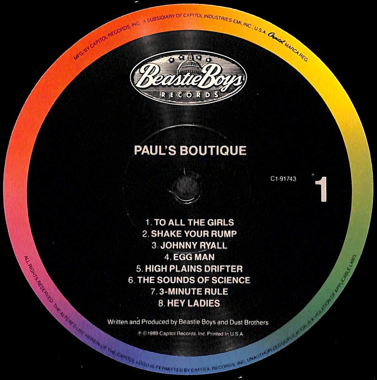ビースティ・ボーイズ / Paul's Boutique [※輸入盤,生産国:US,品番:C1