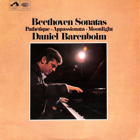 ダニエル・バレンボイム / Beethoven Sonatas: Pathétique・Appassionata・Moonlight [※輸入盤,生産国:UK,品番:HQS 1076］(LPレコード)
