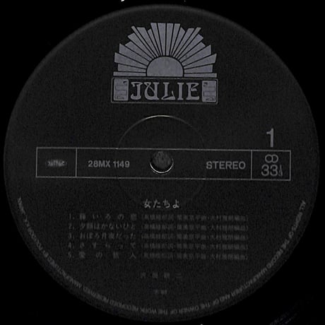 沢田研二 / 女たちよ [※国内盤,品番:28MX 1149］(LPレコード)