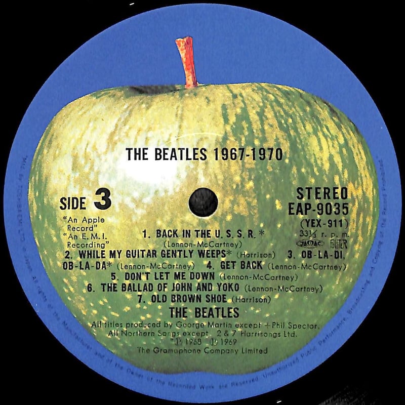 ザ・ビートルズ / 1967-1970 [※国内盤,品番:EAP-9034B,2枚組 ザ・ビートルズ / 1967-1970 [※国内盤,品番:EAP-9034B,2枚組