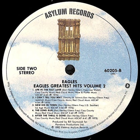イーグルス / Eagles Greatest Hits Volume 2［※輸入盤,生産国:US,品番:60205-1］(LPレコード)