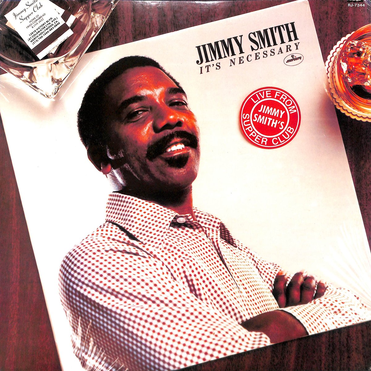 ジミー・スミス / It's Necessary [※希少白ラベルPROMO盤,国内盤,品番: