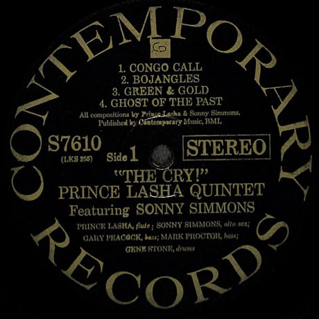 プリンス・ラシャ・クインテット,ソニー・シモンズ / The Cry! [※輸入盤,生産国:US,品番:S7610］(LPレコード)