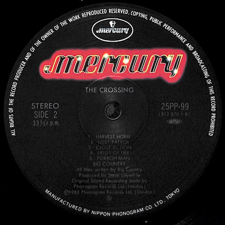 ビッグ・カントリー / インナ・ビッグ・カントリー [※国内盤,品番:25PP-99］(LPレコード)