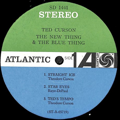 テッド・カーソン / The New Thing & The Blue Thing［※輸入盤,生産国:US,品番:SD 1441］(LPレコード)