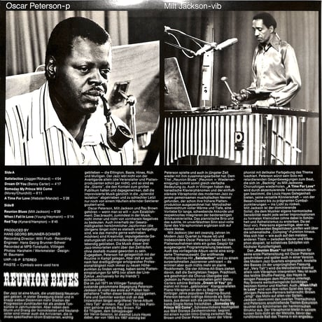 オスカー・ピーターソン / リユニオン・ブルース [※国内盤,品番:UXP-16-P］(LPレコード)
