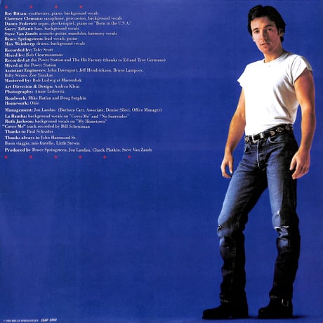 ブルース・スプリングスティーン / Born In The U.S.A. [※国内盤,品番:28AP 2850］(LPレコード)