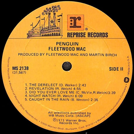 フリートウッド・マック / Penguin [※輸入盤,生産国:US,品番:MS 2138］(LPレコード)