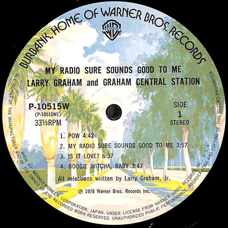 Larry Graham And Graham Central Station My Radio Sure Sounds Good To Me［※国内盤,品番:P-10515W］(LPレコード)