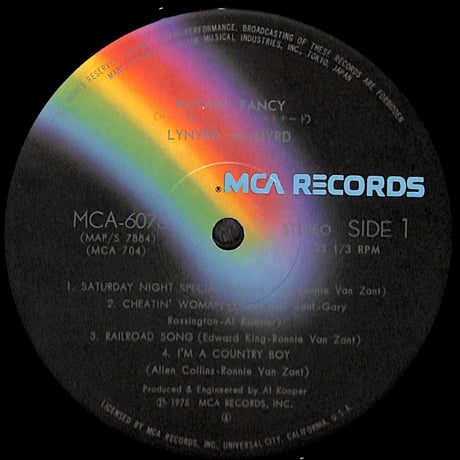 レーナード・スキナード / Nuthin' Fancy [※国内盤,品番:MCA-6073］(LPレコード)