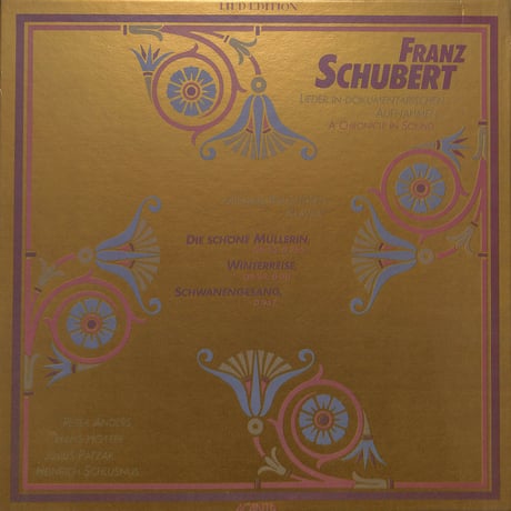 ペーター・アンダース / Schubert:Lider In Dokument Arischen Aufnahmen [※輸入盤,生産国:Germany,品番:23 570,3枚組］(LPレコード)