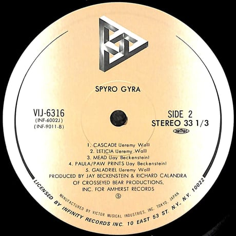 スパイロ・ジャイラ / スパイロ・ジャイラ [※国内盤,品番:VIJ-6316］(LPレコード)