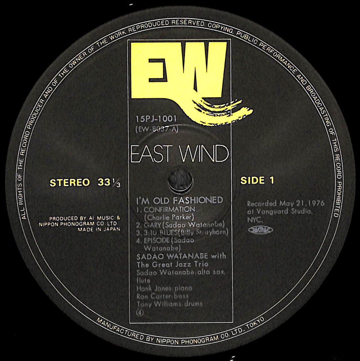 渡辺貞夫 I'm Old Fashioned LP 20PJ-3 y107 I'm Old Fashioned : 渡辺貞夫 （Sadao Watanabe） | HMV&BOOKS online