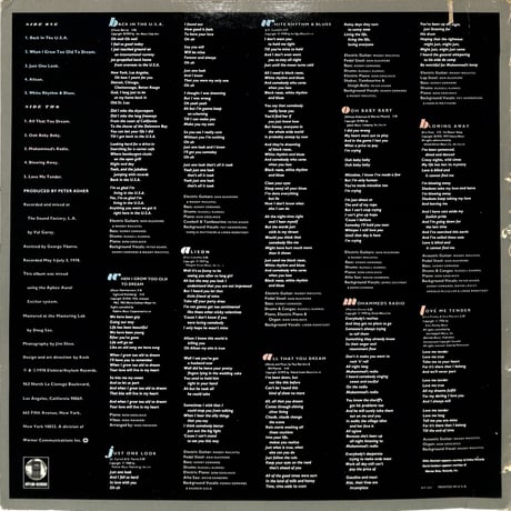 リンダ・ロンシュタット / LIVING IN THE USA(LTDピクチャー)（LPレコード）