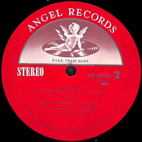 ヘルベルト・フォン・カラヤン / R.シュトラウス:英雄の生涯 [※国内盤,品番:EAC-80080］(LPレコード)