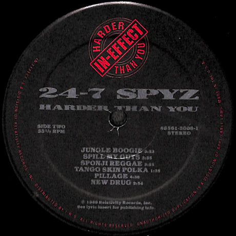 24-7 SPYZ / Harder Than You [※輸入盤,生産国:US,品番:88561-3006-1］(LPレコード)