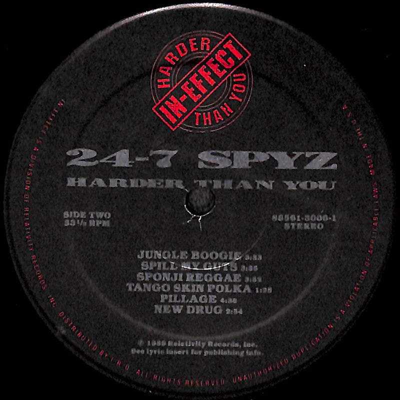 24-7 SPYZ / Harder Than You [※輸入盤,生産国:US,品番:885