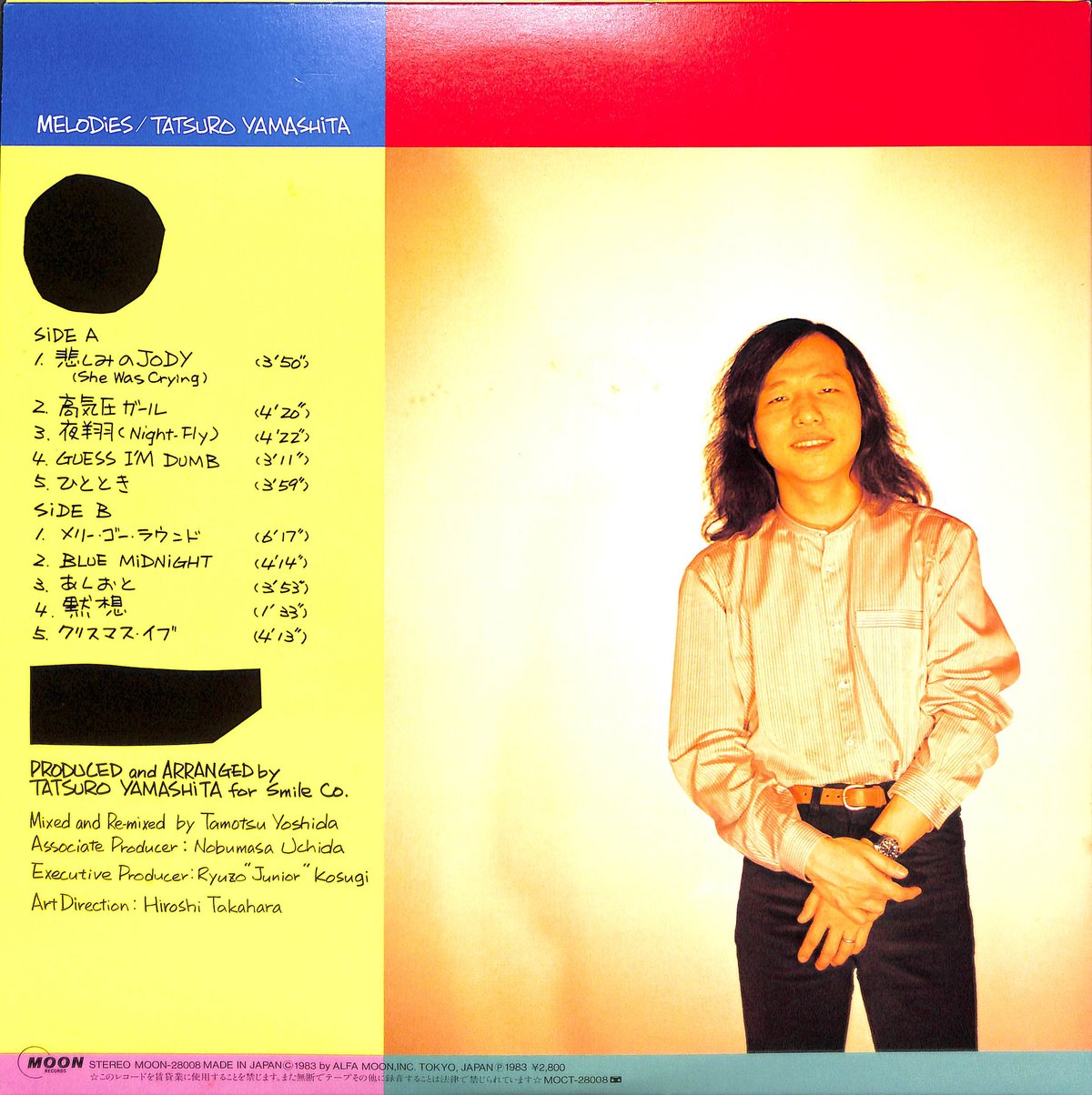 山下達郎 / MELODIES [※国内盤,品番:MOON-28008］(LPレコード) |