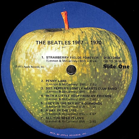 ザ・ビートルズ / 1967-1970 [※輸入盤,生産国:US,品番:SKBO 3404,2枚組］(LPレコード)