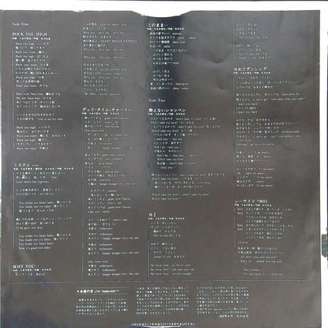 矢沢永吉 / I am a Model [ジャケットシュリンク、HYPE STICKER付］［帯付、歌詞カード、ファンクラブ申込書付］ (LPレコード)