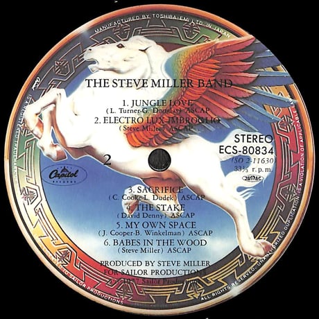 スティーヴ・ミラー・バンド / ペガサスの祈り [※国内盤,品番:ECS-80834］(LPレコード)