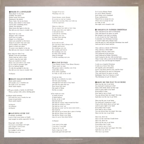 エマーソン・レイク&パーマー / 作品第二番 [※国内盤,品番:P-10438A］(LPレコード)