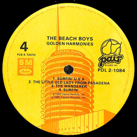 ザ・ビーチボーイズ / Golden Harmonies［※輸入盤,生産国:US,品番:PDL 2-1084,2枚組］(LPレコード)