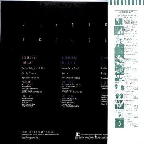 フランク・シナトラ / トリロジー:過去・現在・未来 [※国内盤,品番:P-5189~91R,3枚組］(LPレコード)