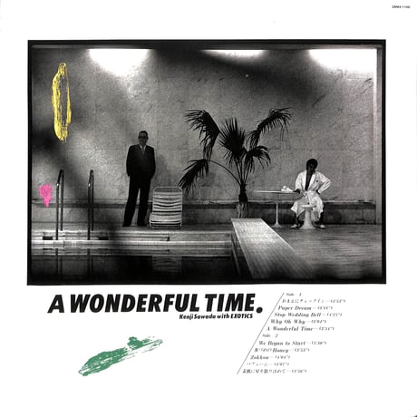 沢田研二 / ア・ワンダフル・タイム [※国内盤,品番:28MX 1100］(LPレコード)