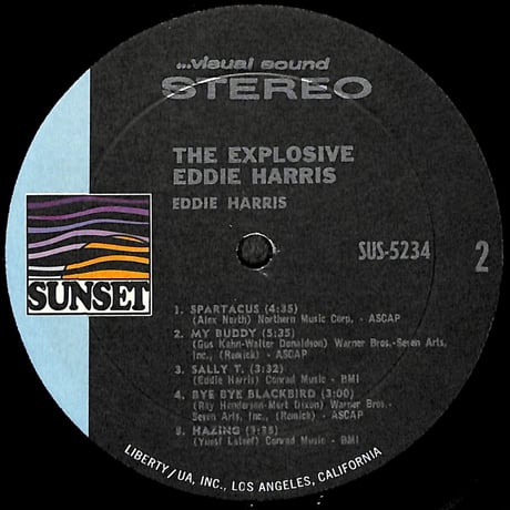 エディ・ハリス / The Explosive Eddie Harris [※輸入盤,生産国:US,品番:SUS-5234］(LPレコード)