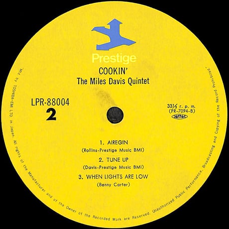 マイルス・デヴィス / クッキン [※国内盤,品番:LPR-88004］(LPレコード)