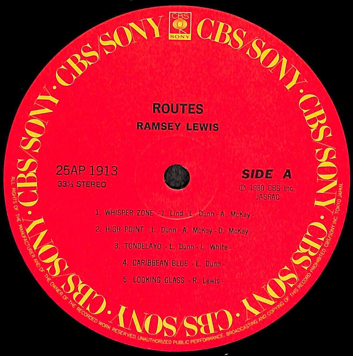 ラムゼイ・ルイス / ルーツ [※国内盤,品番:25AP 1913］(LPレコード