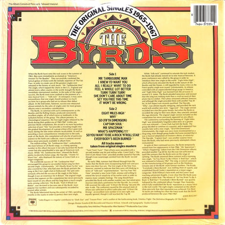 バーズ / The Byrds The Original Singles 1965-1967 Volume 1［※輸入盤,生産国:US,品番:FC 37335］(LPレコード)