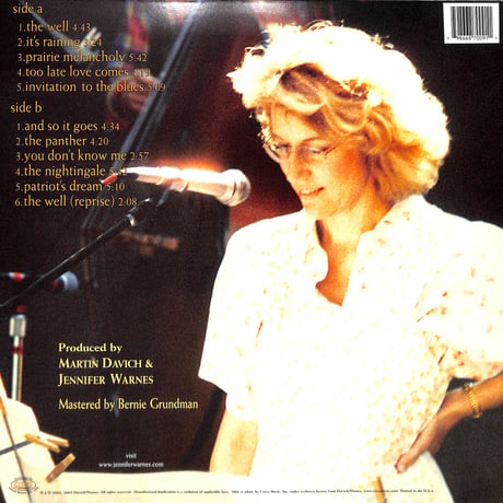ジェニファー・ウォーンズ / The Well [※輸入盤,生産国:US,品番:CLP 7009］(LPレコード)