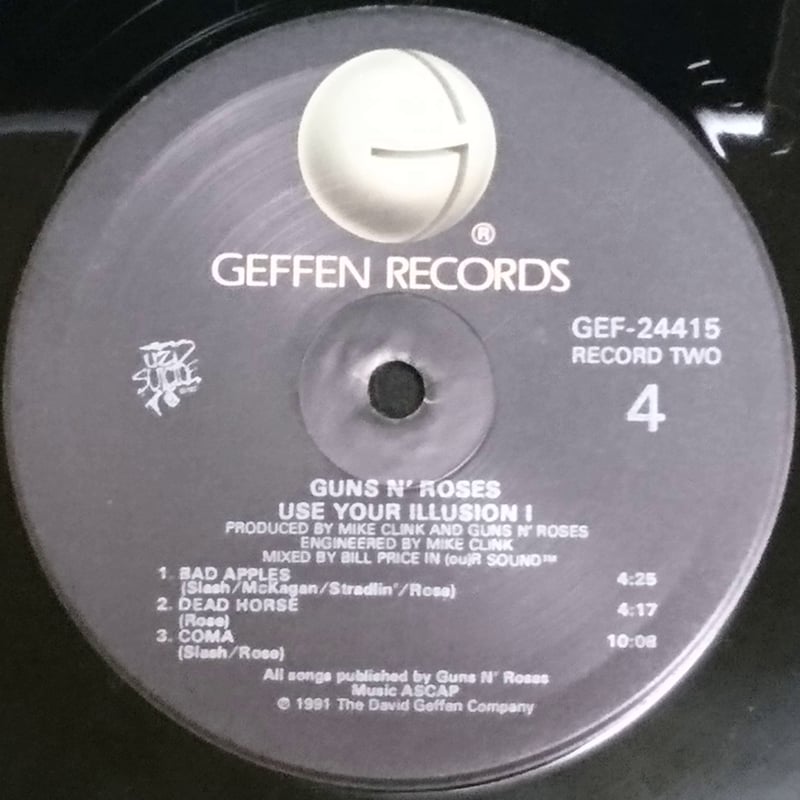 Guns N' Roses/Use Your Illusion LPドイツ盤 Guns N' Roses/Use Your Illusion LPドイツ盤 Guns N' Roses/Use Your