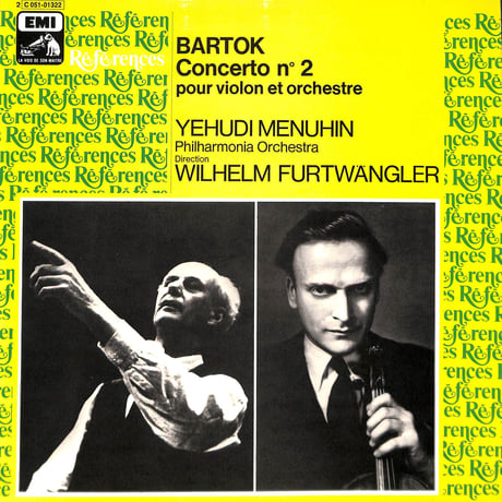 バルトーク,メニューイン,フルトヴェングラー / Concerto n°2 pour violon et orchestre [※輸入盤,生産国:France,品番:2C 051-01322］(LP)