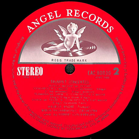 アンドレ,カラヤン / トランペット協奏曲集 [※国内盤,品番:EAC-80030］(LPレコード)