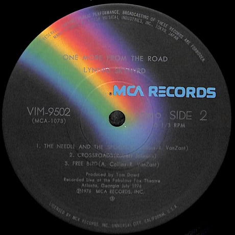 レーナード・スキナード・ライブ [※国内盤,品番:VIM-9501~2,2枚組］(LPレコード)