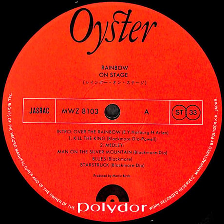 レインボー / レインボー・オン・ステージ［※国内盤,品番:MWZ 8103/4,2枚組］[8Pオール・カラー・写真集付き](LPレコード)